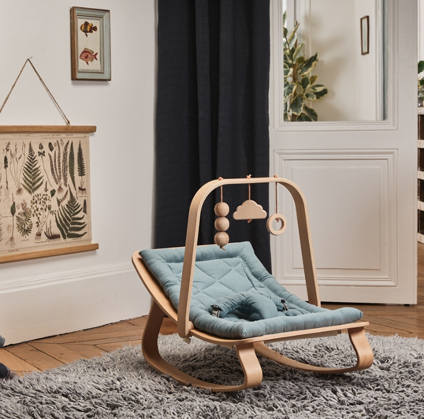 Charlie Crane ベビーバウンサー|Babywippe LEVO Beech|Orage