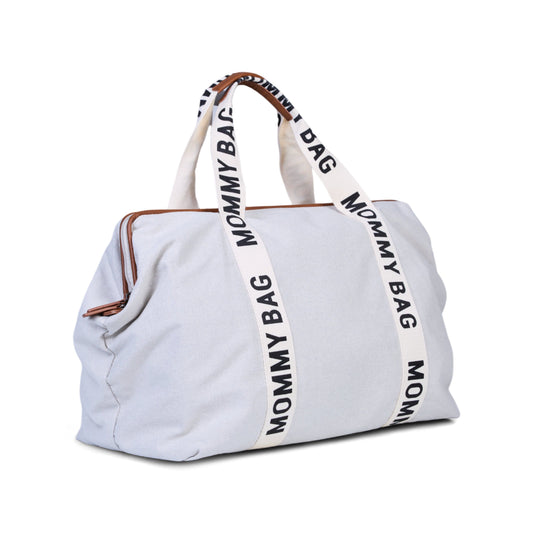 CHILDHOME Mommy Bag-Signatur Canvas 58L|マザーズバッグ Ecru