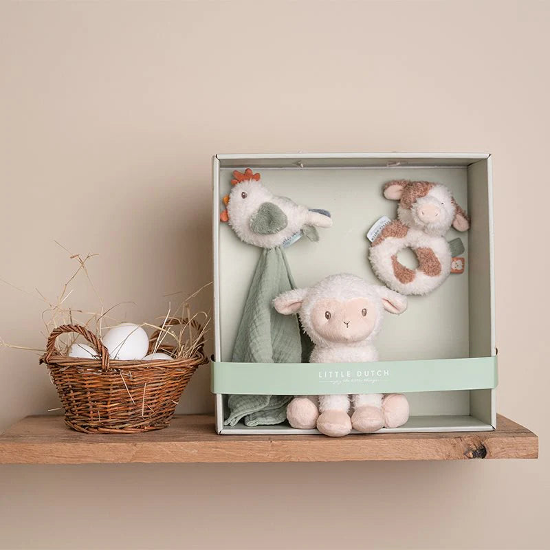 LittleDutch　ギフトボックス "Farm"　3点セット｜出産祝い