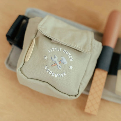 Little Dutch 木製ツールベルト｜工具ベルトセット｜おままごと