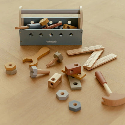 Little Dutch 木製ツールボックス｜工具セット｜おままごと