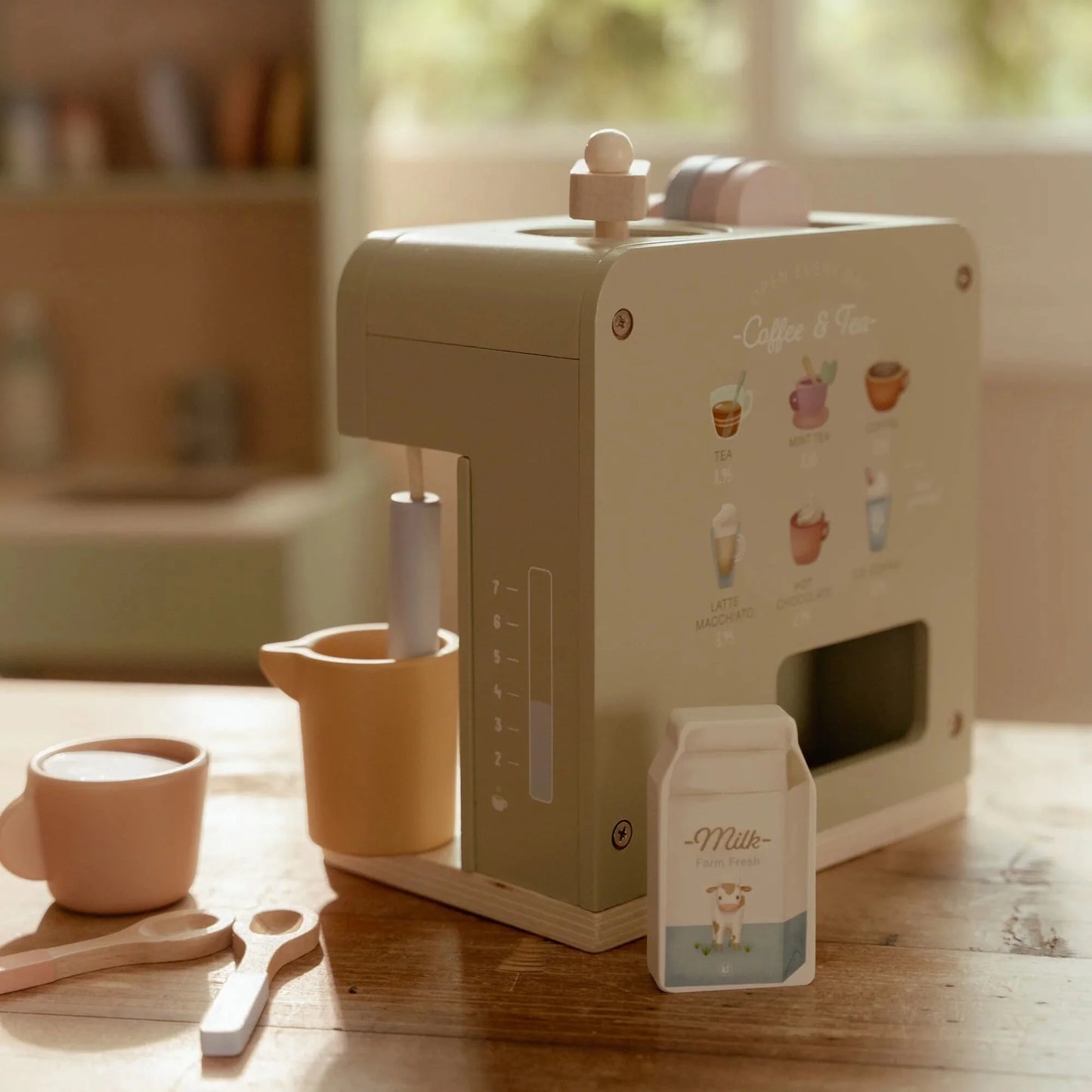 Little Dutch 木製コーヒーメーカー｜カフェマシーン｜おままごと