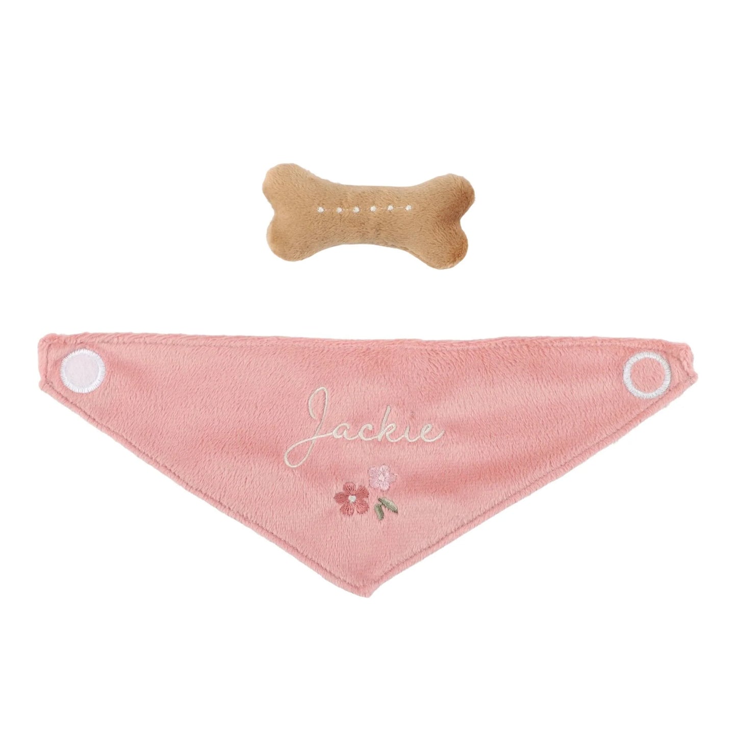 Little Dutch 子犬のジャッキー＆ほね・バッグ付き｜ぬいぐるみセット｜おままごと
