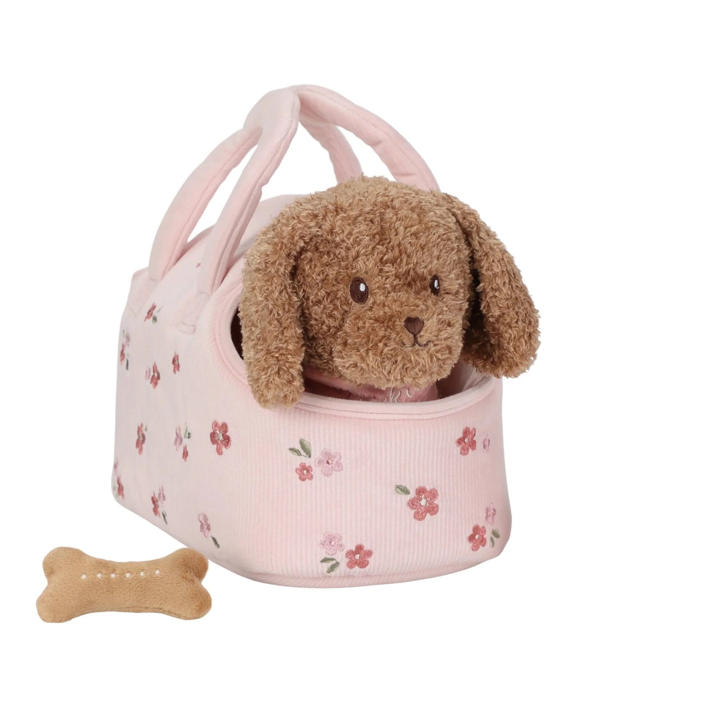 Little Dutch 子犬のジャッキー＆ほね・バッグ付き｜ぬいぐるみセット｜おままごと