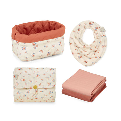 CamCam Copenhagen　ベビーケアギフト4点セット Berries｜オーガニックコットン 出産祝いギフト