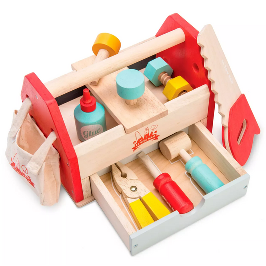 Le Toy Van  木製ツールボックス 11ピース｜工具セット｜おままごと