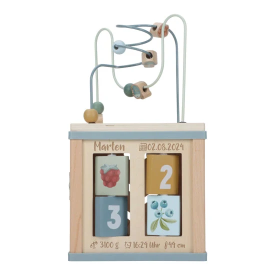 Little Dutch  木製アクティビティBOX｜名入れ・誕生日入り
