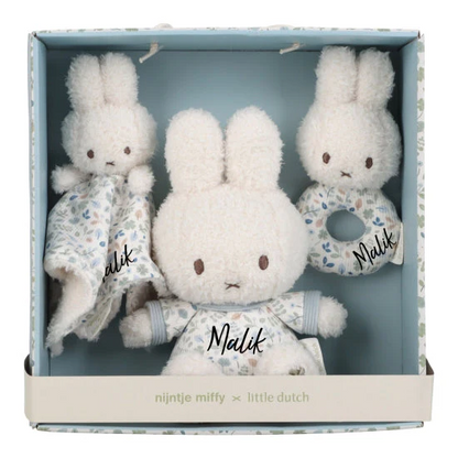 Miffy x LittleDutch ギフトボックス Lucky Leaves 3点セット ｜名入れ・出産祝い