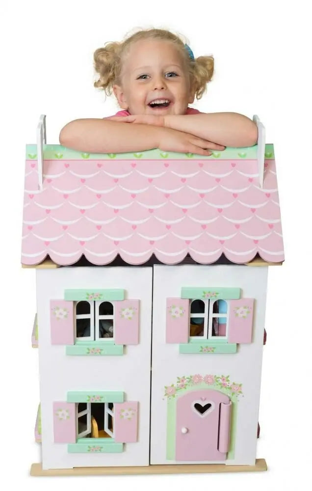 Le Toy Van  木製ドールハウスセット "Sweetheart Cottage"｜家具付き｜スターターセット