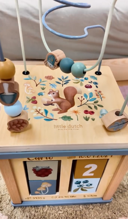Little Dutch  木製アクティビティBOX｜名入れ・誕生日入り