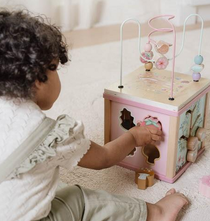 Little Dutch  木製アクティビティBOX｜名入れ・誕生日入り