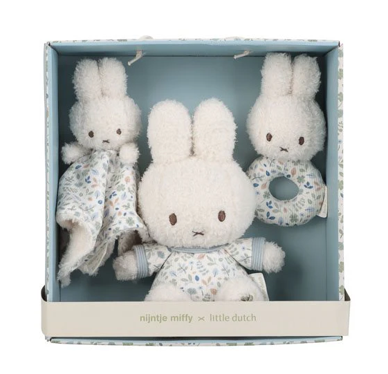 Miffy x LittleDutch ギフトボックス Lucky Leaves 3点セット ｜名入れ・出産祝い