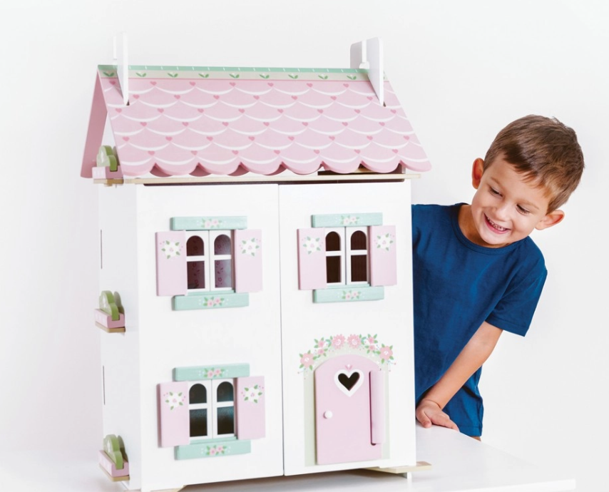 Le Toy Van  木製ドールハウスセット "Sweetheart Cottage"｜家具付き｜スターターセット