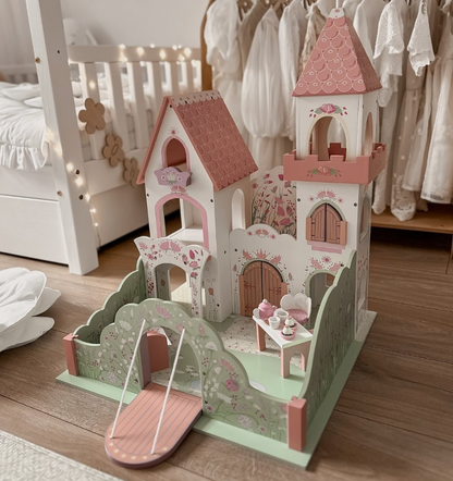 Le Toy Van  木製フェアリーベル・パレス セット"Fairybelle Palast"｜家具付きドールハウス