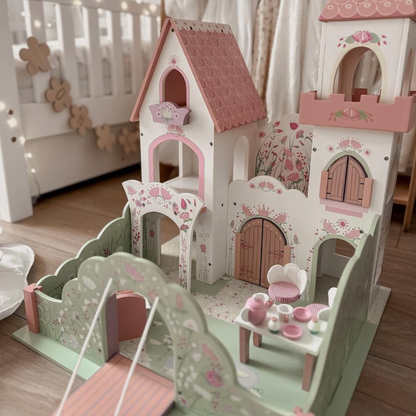Le Toy Van  木製フェアリーベル・パレス セット"Fairybelle Palast"｜家具付きドールハウス