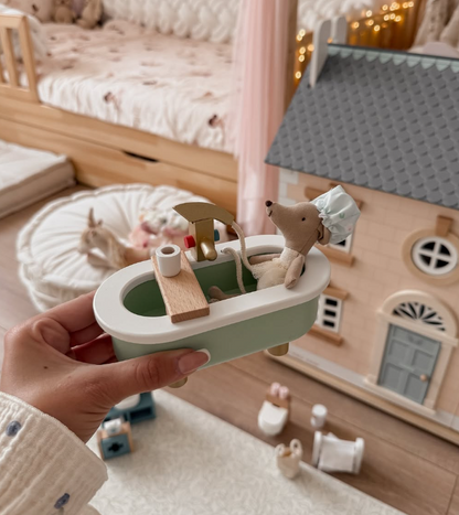 Le Toy Van  木製バスルームセット｜家具セット｜ドールハウス｜おままごと