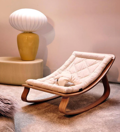 Charlie Crane ベビーバウンサー｜Babywippe LEVO Beech｜Nude