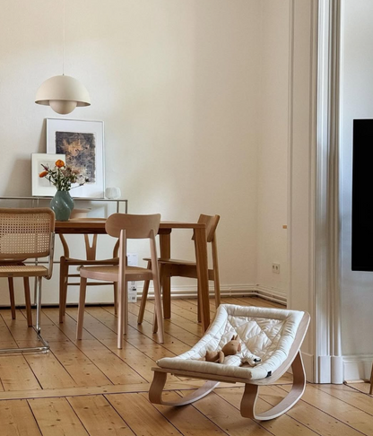 Charlie Crane ベビーバウンサー｜Babywippe LEVO Walnut｜Mimosa