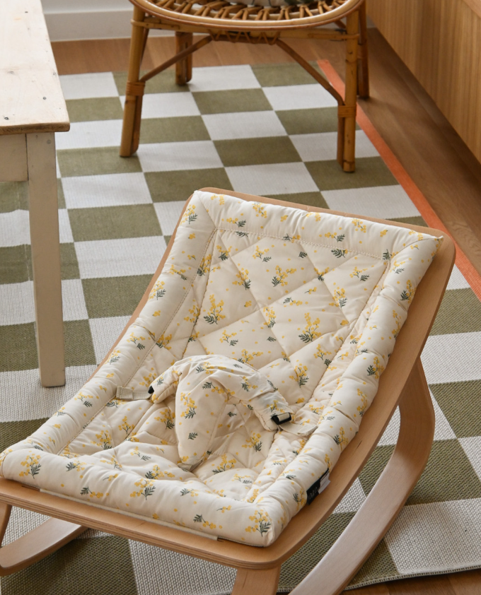 Charlie Crane ベビーバウンサー｜Babywippe LEVO Beech｜Mimosa