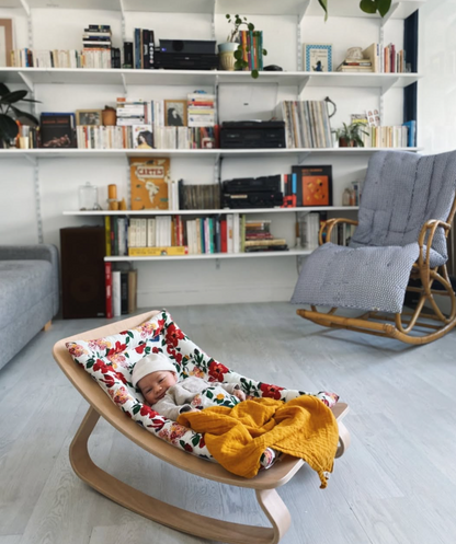 Charlie Crane ベビーバウンサー｜Babywippe LEVO Beech｜Hibiscus