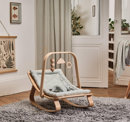 Charlie Crane ベビーバウンサー｜Babywippe LEVO Walnut｜Farrow