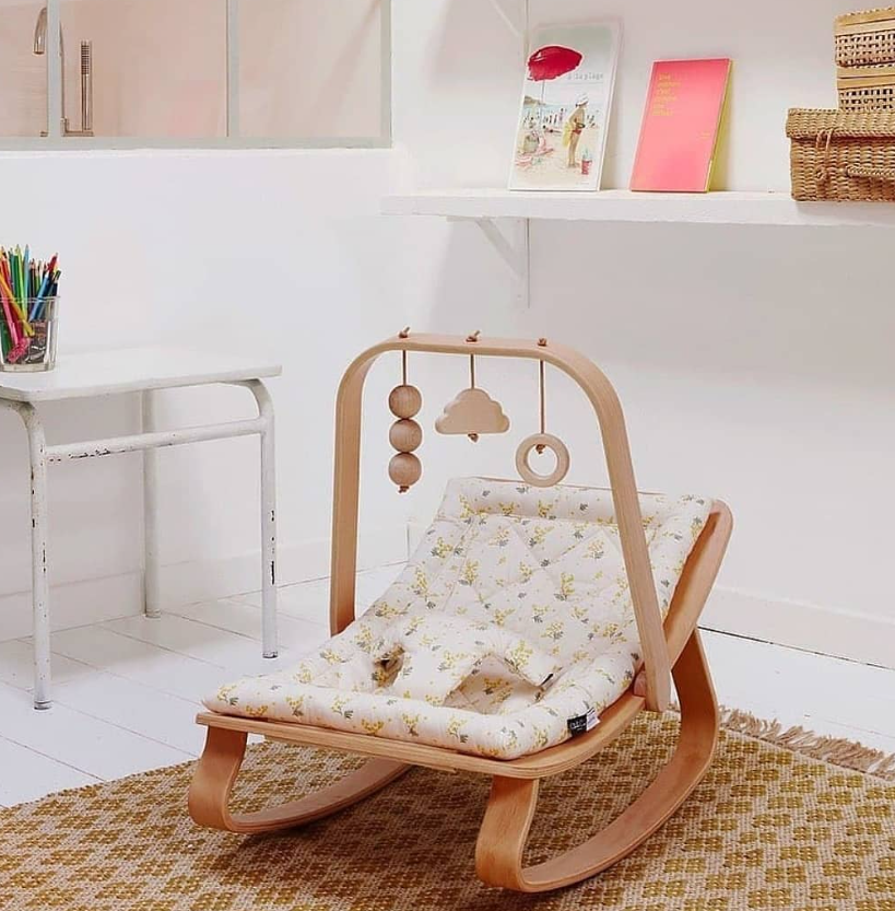 Charlie Crane ベビーバウンサー｜Babywippe LEVO Beech｜Mimosa