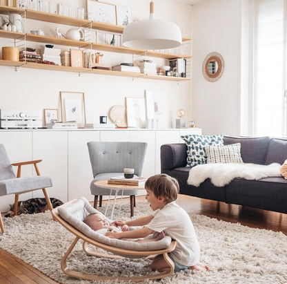 Charlie Crane ベビーバウンサー｜Babywippe LEVO Walnut｜Farrow