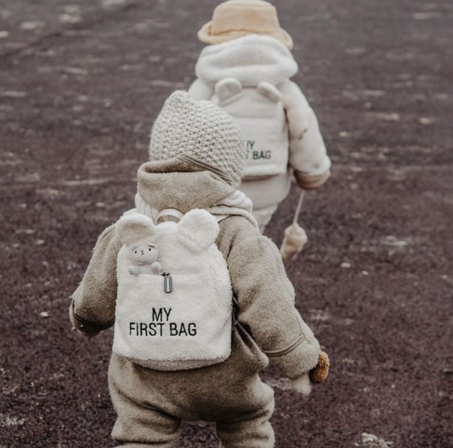 CHILDHOME  ベビーリュックサック　My First Bag｜Teddy Ecru｜キッズリュック