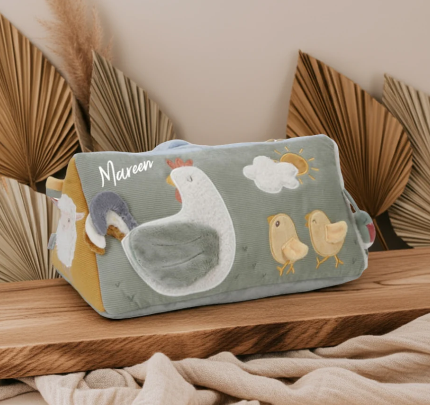 Little Dutch アクティブトライアングル Farm｜名入れ　知育玩具｜出産祝い