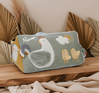 Little Dutch アクティブトライアングル Farm｜名入れ　知育玩具｜出産祝い