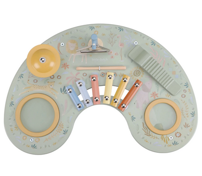 Little Dutch　木製ミュージックテーブル｜楽器セット