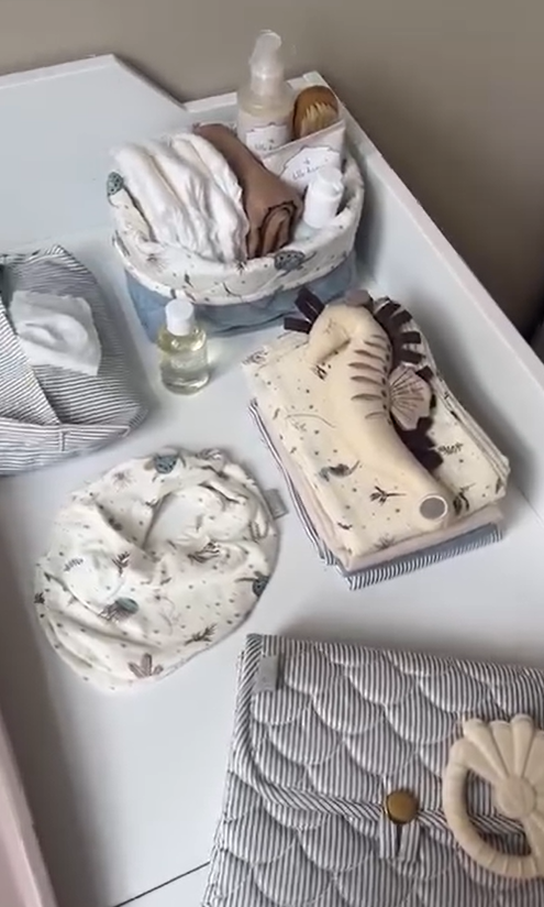 CamCam Copenhagen　ベビーケアギフト4点セット Sea Garden｜オーガニックコットン 出産祝いギフト