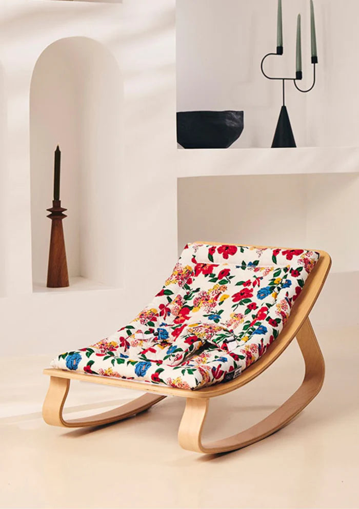 Charlie Crane ベビーバウンサー｜Babywippe LEVO Beech｜Hibiscus