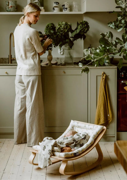 Charlie Crane ベビーバウンサー｜Babywippe LEVO Beech｜Mimosa