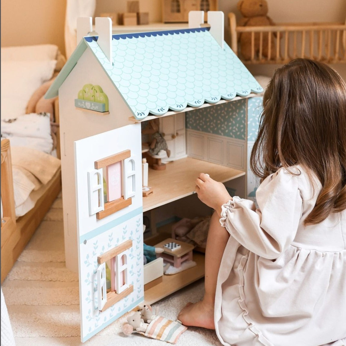 Le Toy Van  木製ドールハウス "Bluebelle House"
