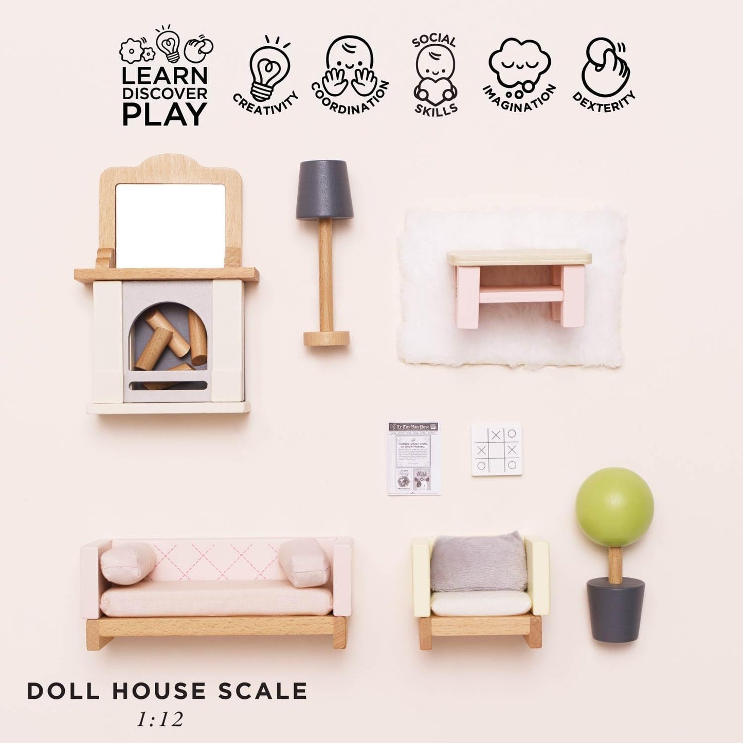 Le Toy Van  木製リビングルームセット｜家具セット｜ドールハウス｜おままごと