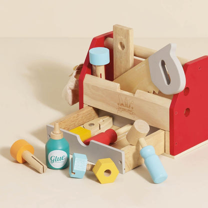 Le Toy Van  木製ツールボックス 11ピース｜工具セット｜おままごと