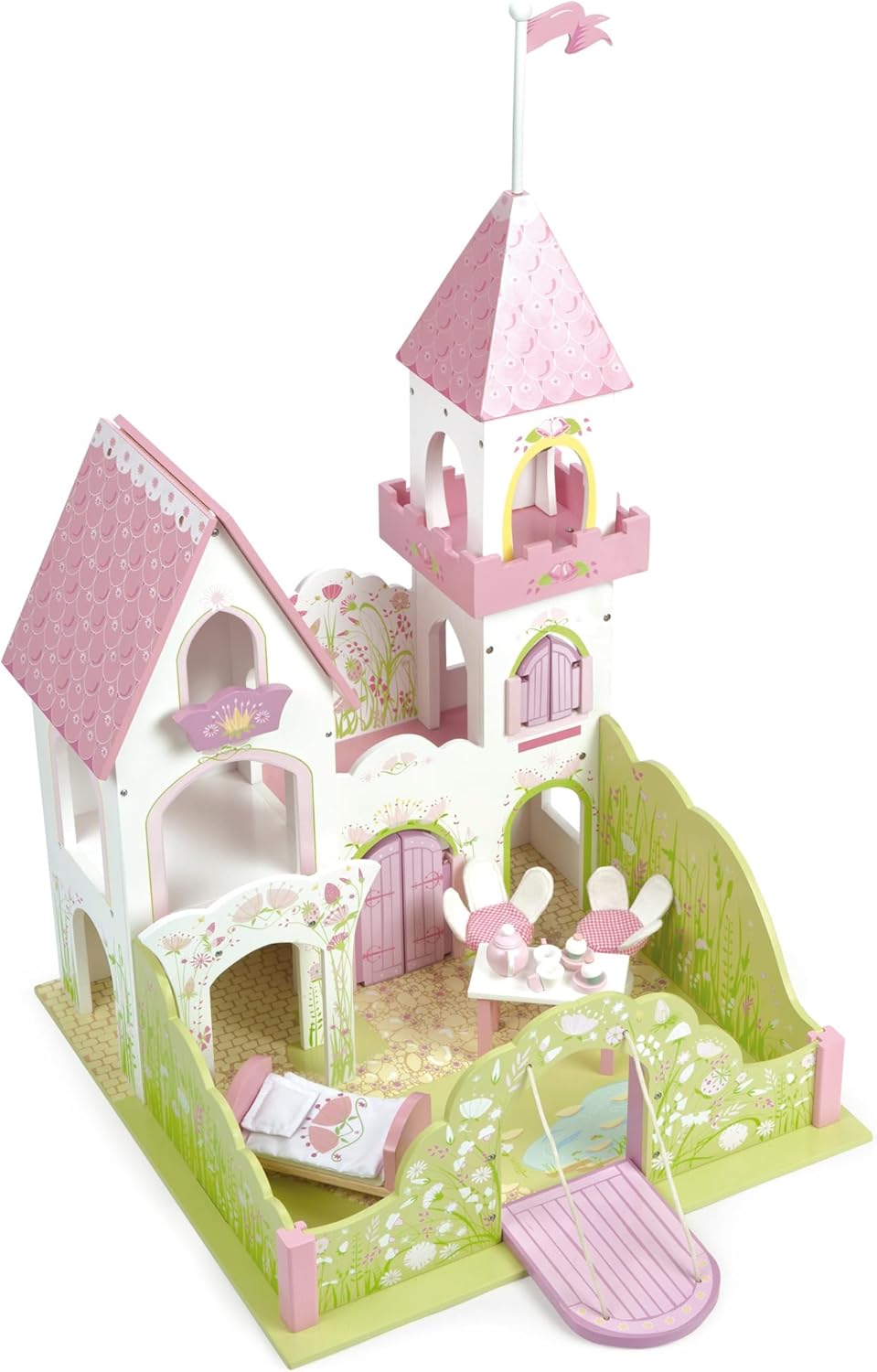 Le Toy Van  木製フェアリーベル・パレス セット"Fairybelle Palast"｜家具付きドールハウス