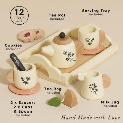Le Toy Van  木製ティーセット 12ピース｜おままごと