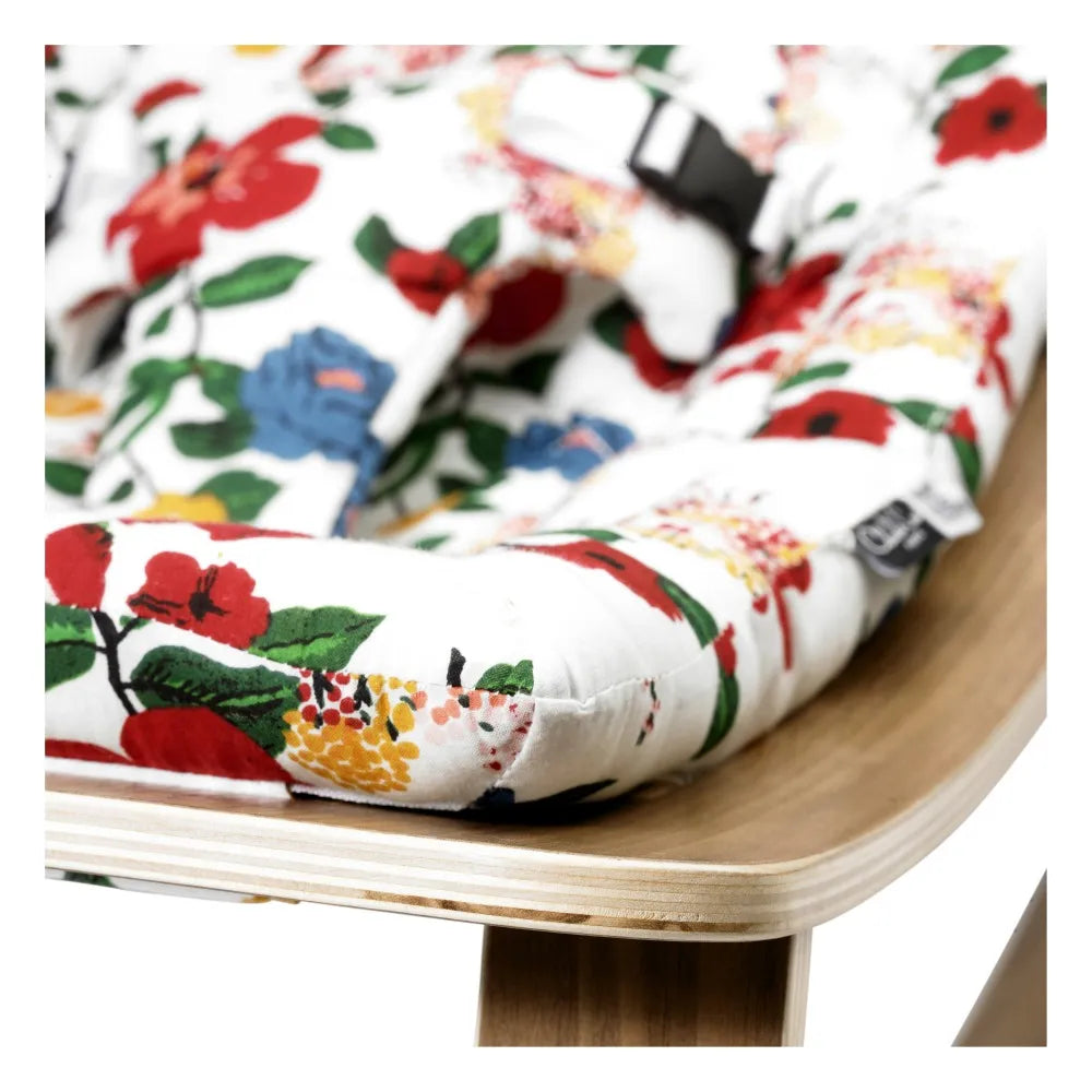Charlie Crane ベビーバウンサー｜Babywippe LEVO Walnut｜Hibiskus