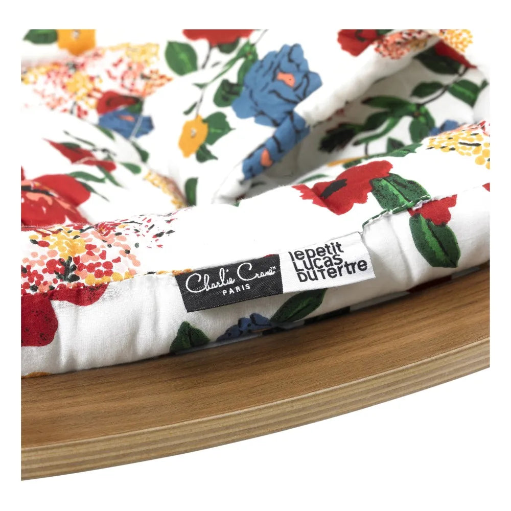 Charlie Crane ベビーバウンサー｜Babywippe LEVO Walnut｜Hibiskus