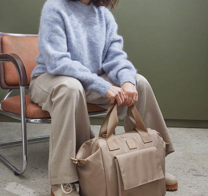 Elodie  ワイドフレーム マザーズバッグ｜おむつバッグ｜Pure Khaki