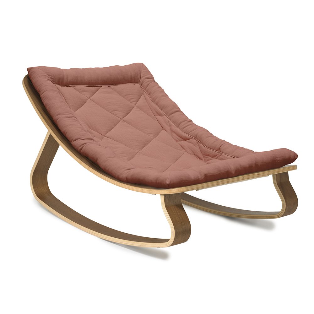 Charlie Crane ベビーバウンサー｜Babywippe LEVO Walnut｜Bois Rose
