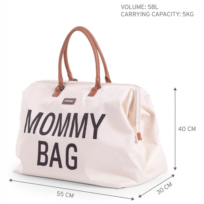 CHILDHOME   Mommy Bag 58L｜マザーズバッグ Cream×Black