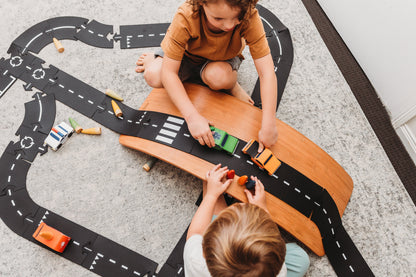 waytoplay　ハイウェイ 道路セット　40ピース｜柔らかく防水・室内外で遊べる