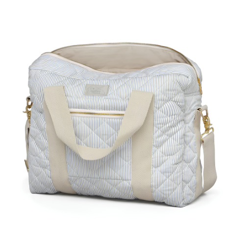 CamCam Copenhagen　マザーズバッグ  Stripes Blue｜おむつバック