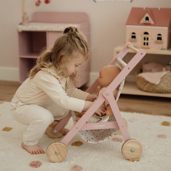 Little Dutch  ベビーカー＆ドールセット｜選べるお人形　ままごと
