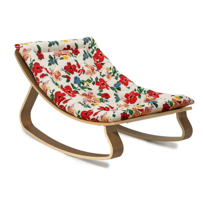 Charlie Crane ベビーバウンサー｜Babywippe LEVO Walnut｜Hibiskus