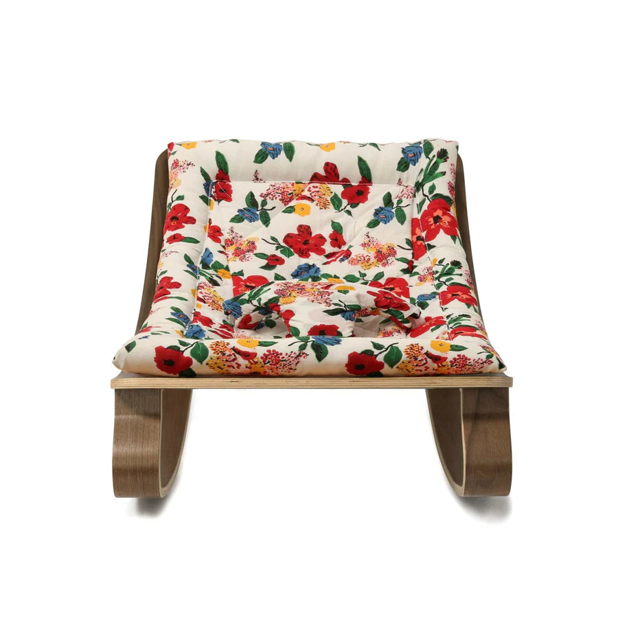 Charlie Crane ベビーバウンサー｜Babywippe LEVO Walnut｜Hibiskus