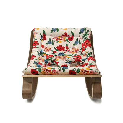 Charlie Crane ベビーバウンサー｜Babywippe LEVO Walnut｜Hibiskus